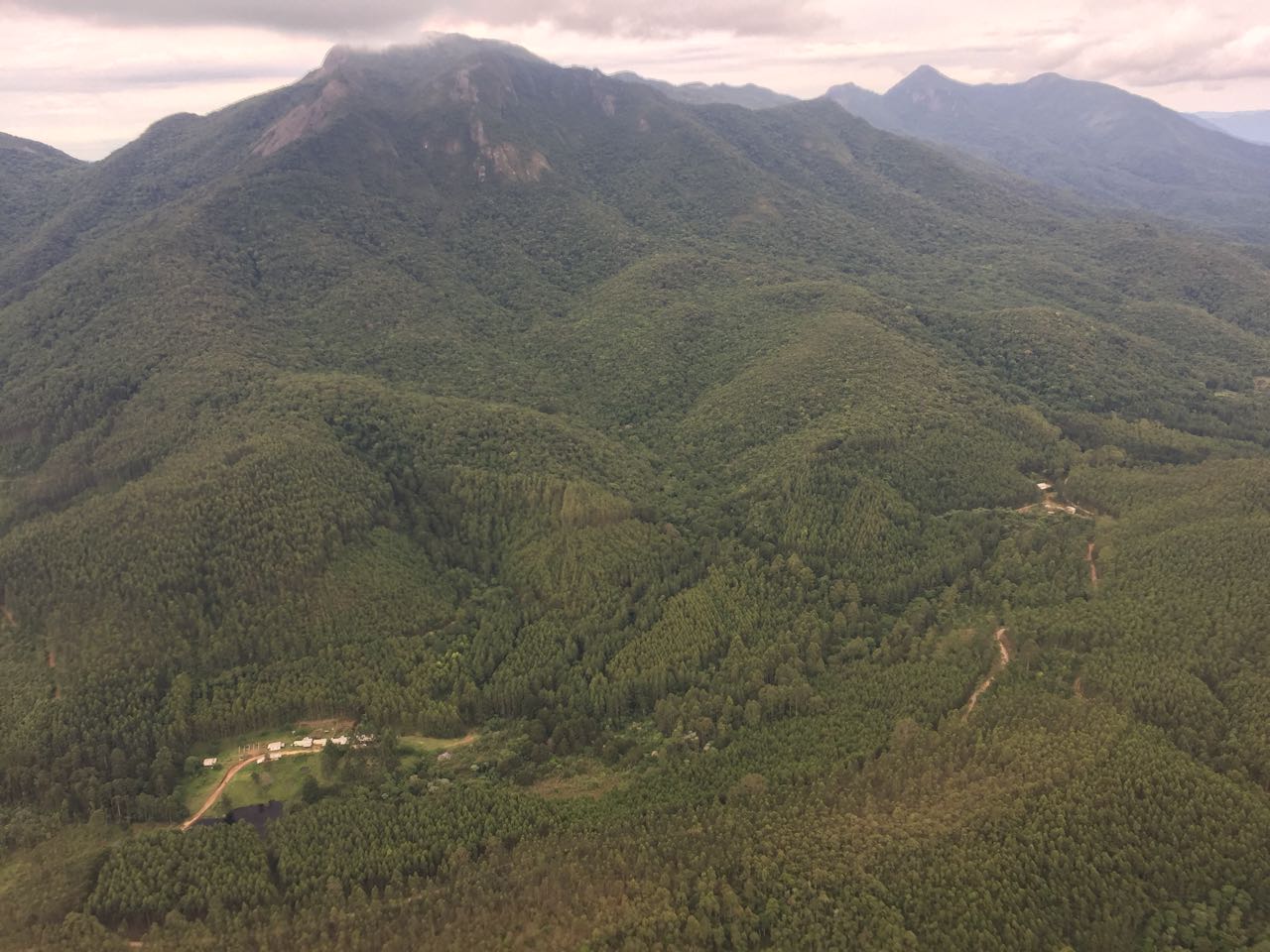 Vista aérea do Pico do Selado